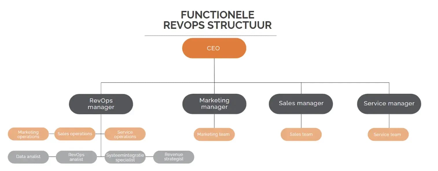 Functional RevOps structure
