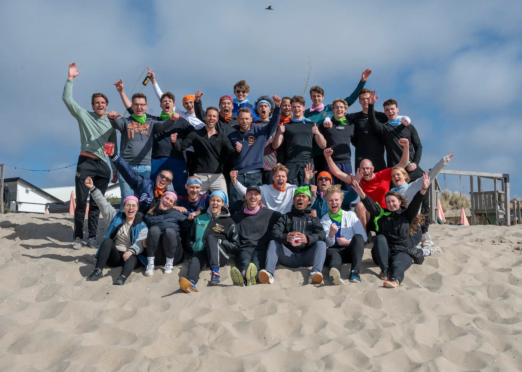 Nick Klaver Strand april 2025 teamfoto