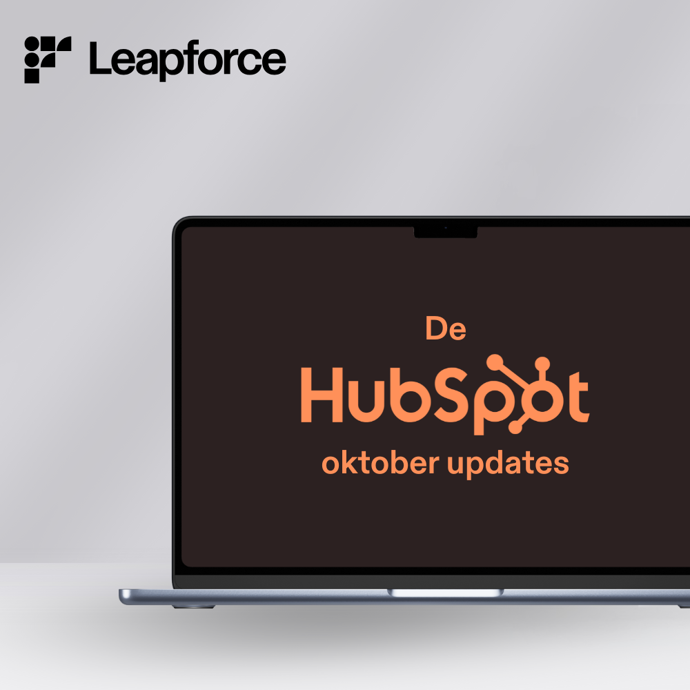 HubSpot oktober updates