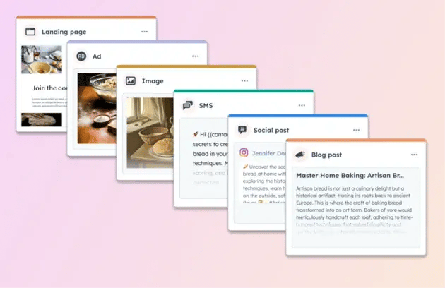 HubSpot Content Hub content field windows