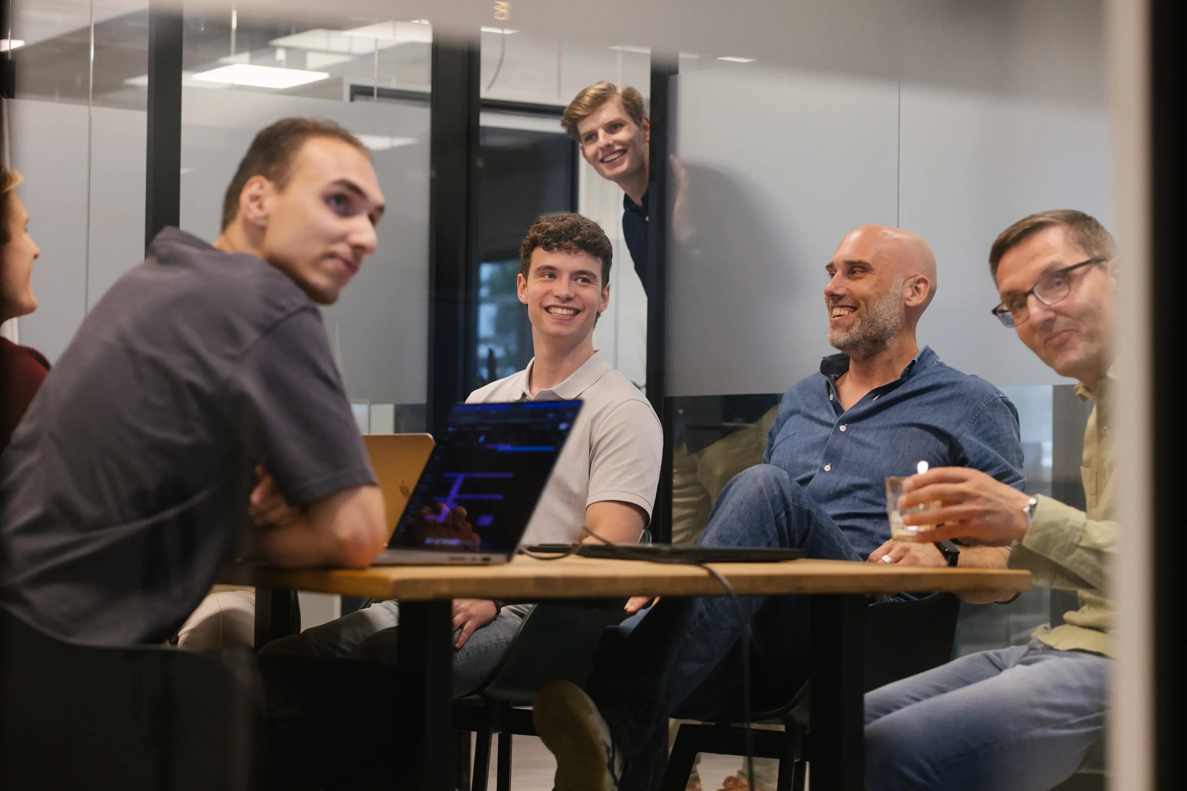 People in meeting room