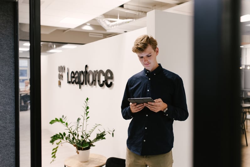 Job voor het Leapforce logo