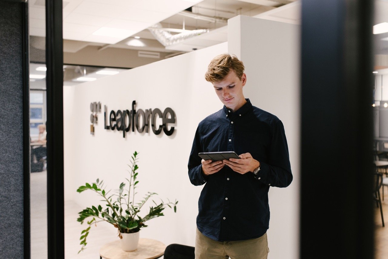 Job voor het Leapforce logo