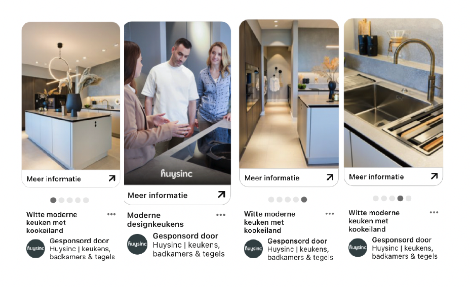 Pinterest ad voorbeelden