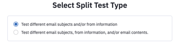 ActiveCampaign split testen