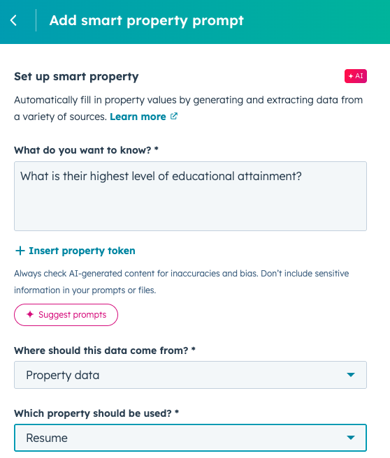 Gebruik Smart Properties