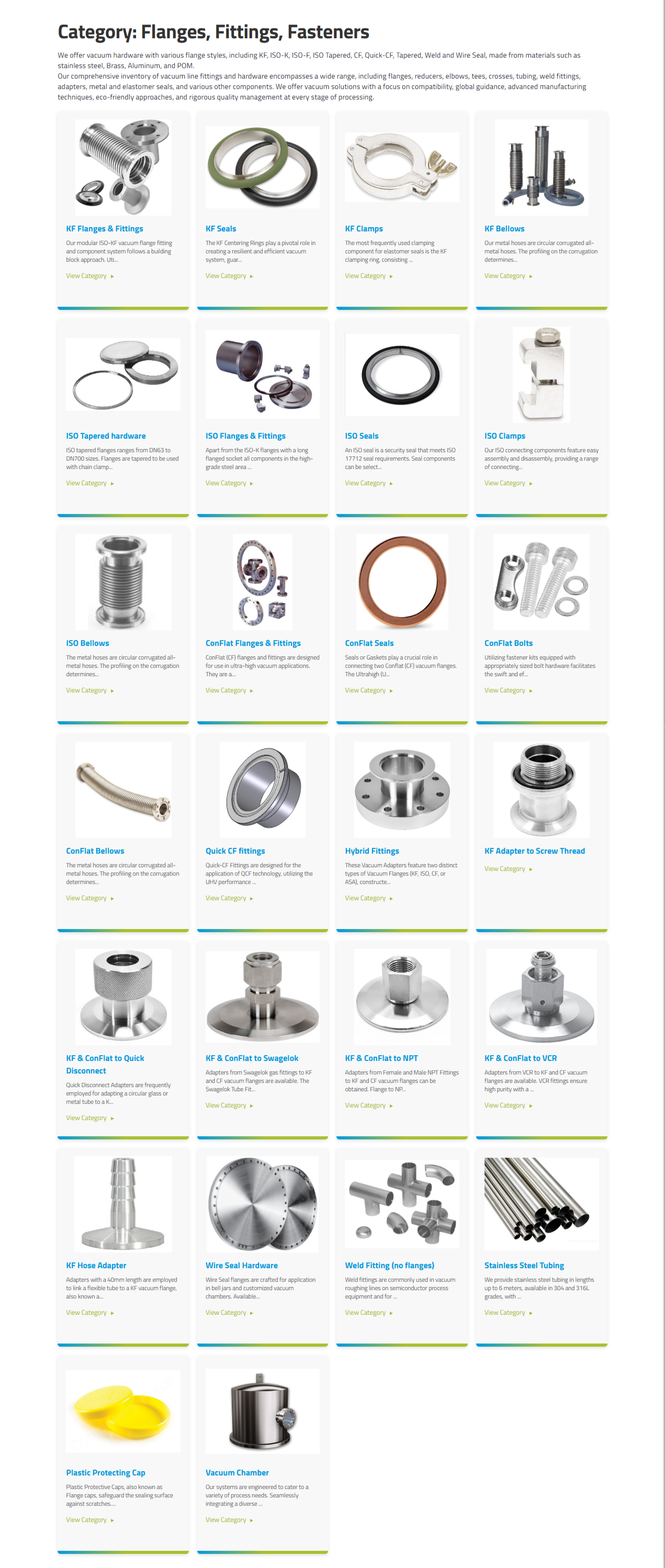 Oude structuur flanges fittings demaco vacuum