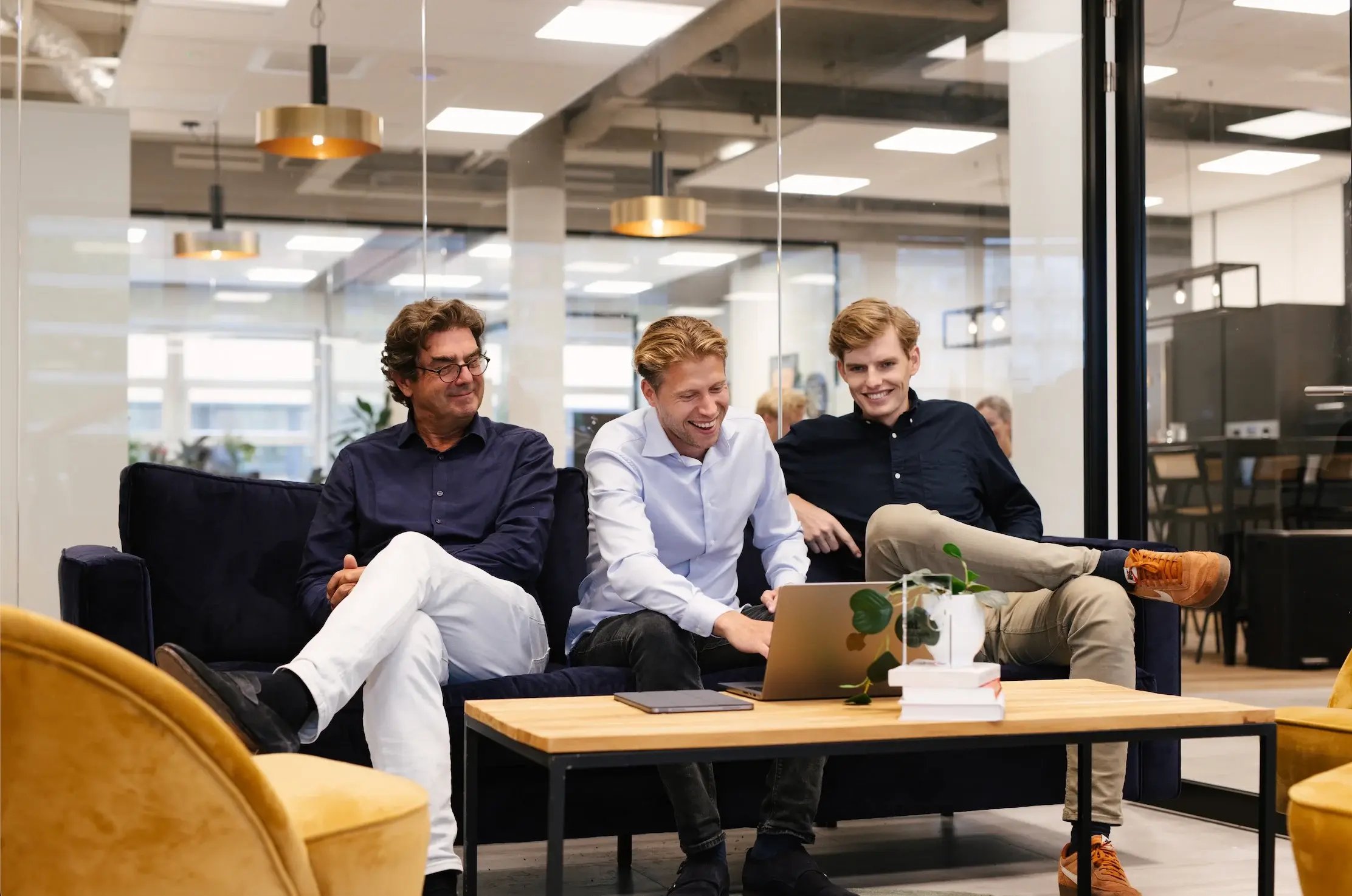 Witold, Philip en Job