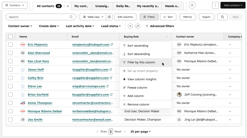 Column-Level-Filtering