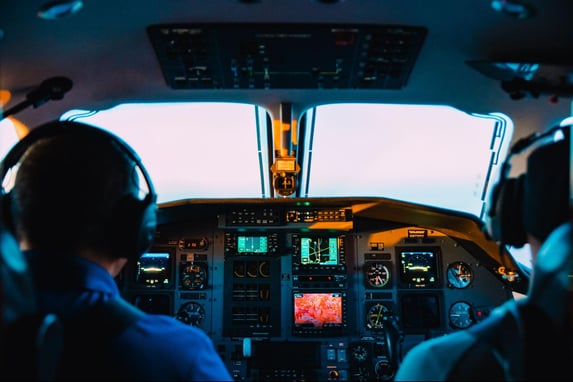 Cockpit vliegtuig