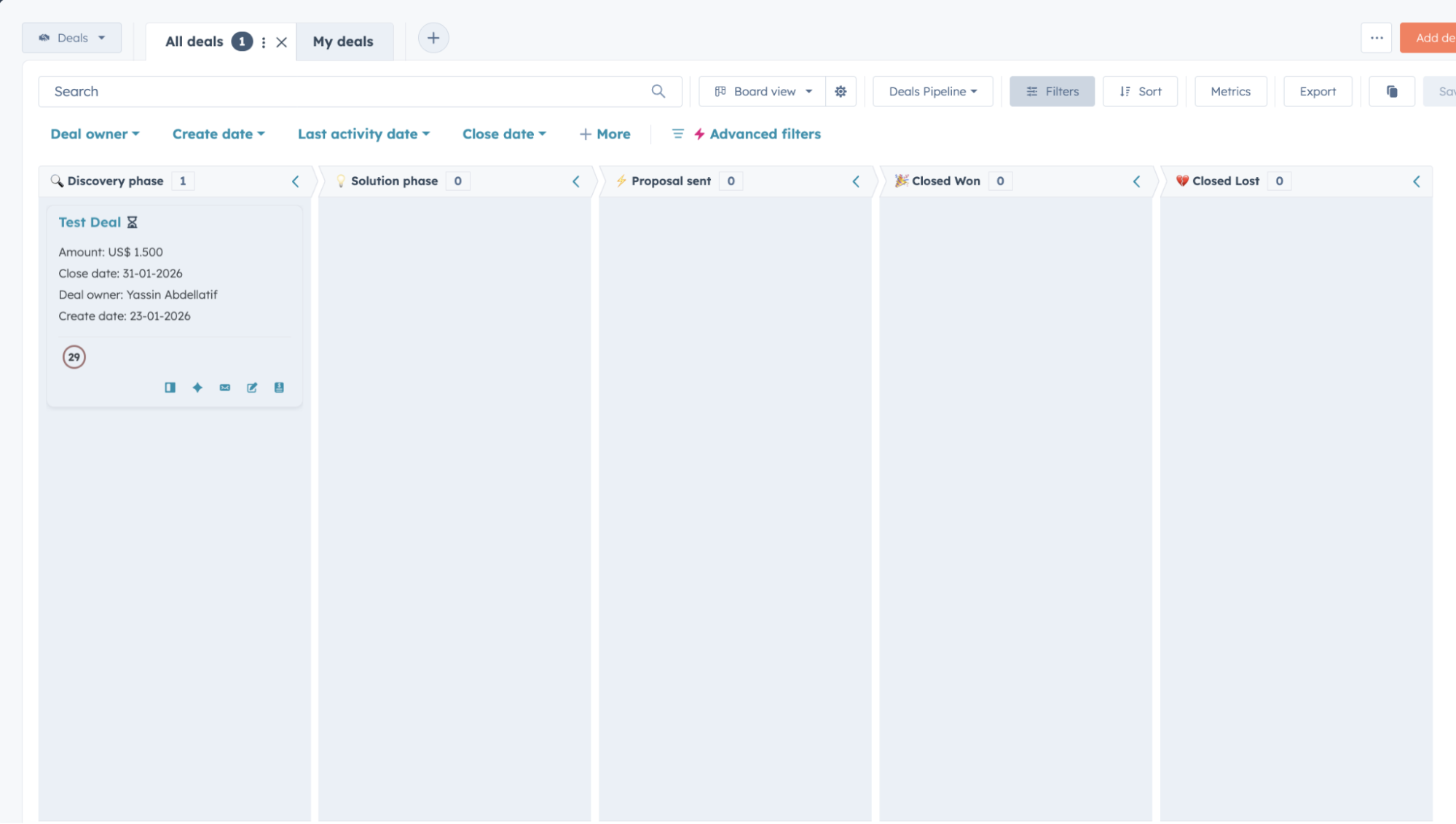 Regie over je HubSpot pipeline