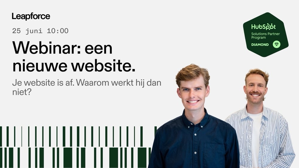 Webinar 25 juni over HubSpot CMS.