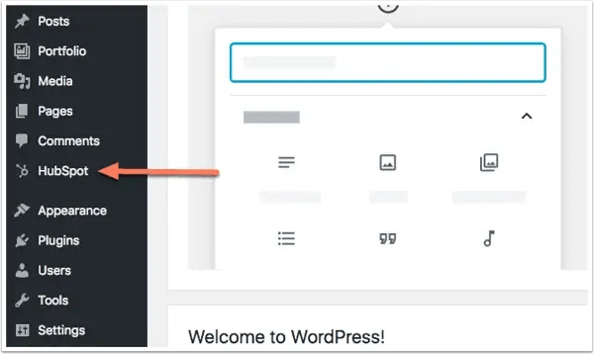 WordPress plugin Hubspot